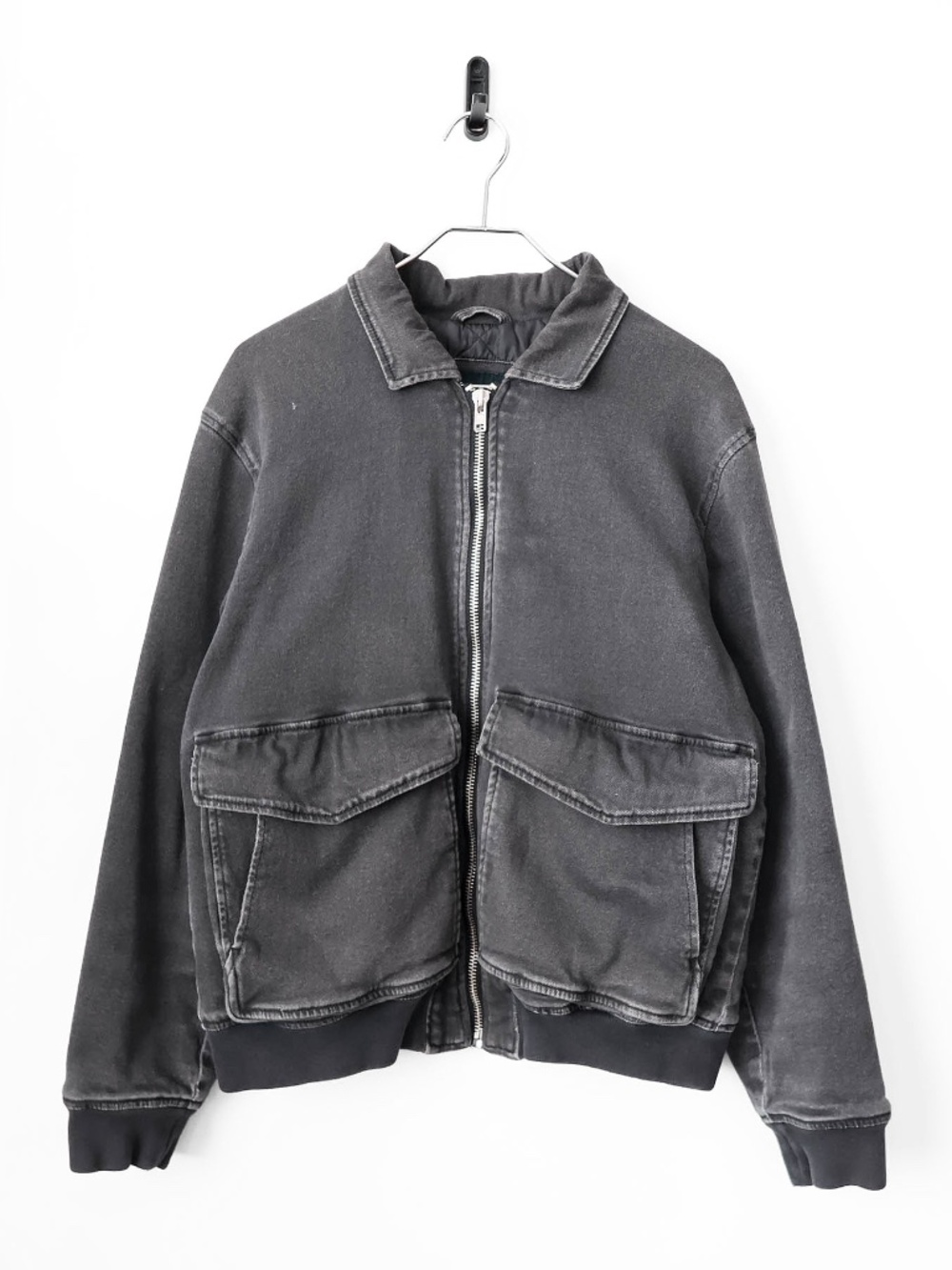 Vintage Y2K Abercrombie & Fitch Heavy Sun Faded Cotton Flight Jacket